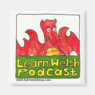 Welsh 学 Podcastロゴマグネット マグネット