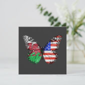 Welsh American Flag Butterfly 招待状 (スタンド正面)