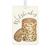 Welsh Cakes Welshcakes Bakestones UK British Food カーエアーフレッシュナー (裏面)