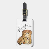 Welsh Cakes Welshcakes Bakestones UK British Food ラゲッジタグ (正面縦)