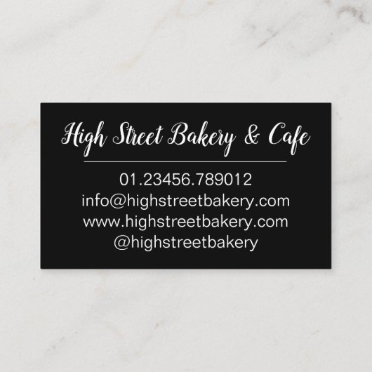 Welsh Cakes Welshcakes Bakestones UK British Food 名刺 (裏面)