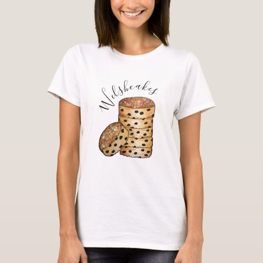Welsh Cakes Welshcakes Bakestones UK British Food Tシャツ (正面)