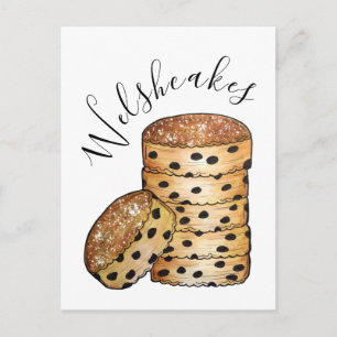 Welsh Cakes Welshcakes UKイギリスベーカリーカフェフード ポストカード