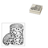 Welsh Cakes Welshcakes UKイギリスベーカリーカフェフード ラバースタンプ (押印)