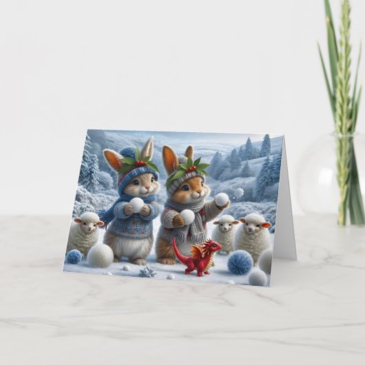 Welsh Christmas Card シーズンカード (正面)