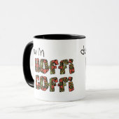 Welsh Coffee Mug：ホフィ・コーヒー，エジプトの模様 マグカップ (正面左)