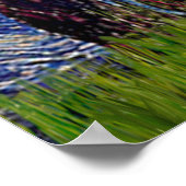 Welsh Corgi Cardigan - Starry Night ポスター (角)