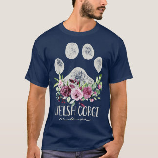 Welsh Corgi Dog Mom Tシャツ