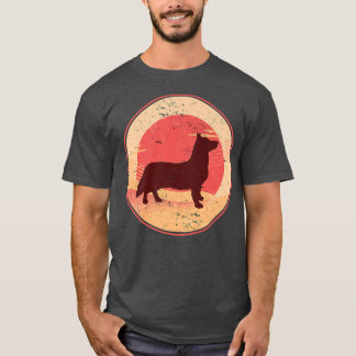 Welsh Corgi Dog Retro Premium T-Shirt Copy Copy Co Tシャツ