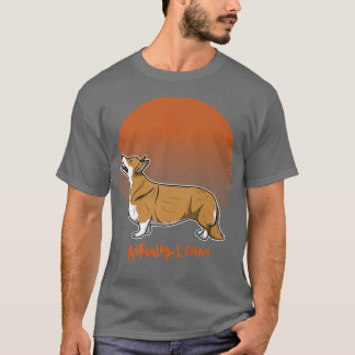 Welsh Corgi Dog Vintage Premium T-Shirt Copy Copy Tシャツ