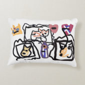 Welsh Corgi hearts  アクセントクッション (裏面)