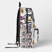 Welsh Corgi hearts  プリントバックパック (左)