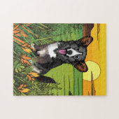 Welsh Corgi Puppy ジグソーパズル (横)