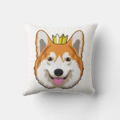 Welsh Corgi with Crown クッション (裏面)