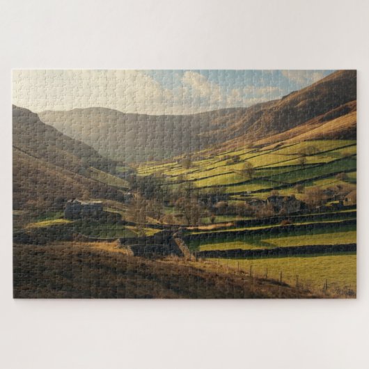 Welsh Countryside Valley Jigsaw Puzzle ジグソーパズル (横)