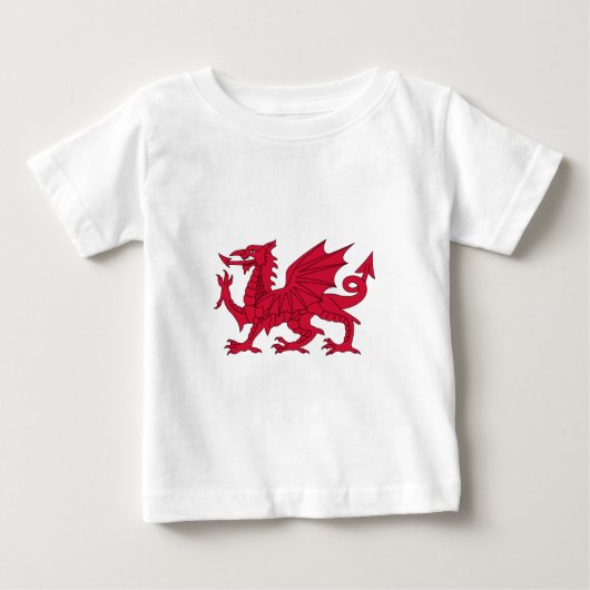 Welsh dragon ベビーTシャツ (正面)