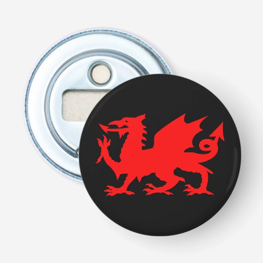 Welsh Dragon Flag, Wales Dragon Flag, England 栓抜き (正面)