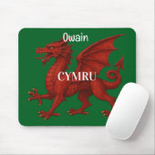 Welsh dragon Mousepad マウスパッド (マウス)