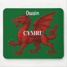   Welsh dragon Mousepad マウスパッド