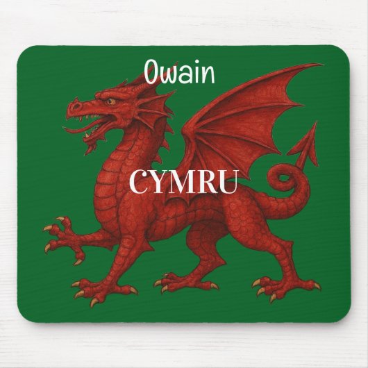 Welsh dragon Mousepad マウスパッド (正面)