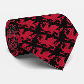 Welsh Dragon Tie & Cymru red dragon / Wales ネクタイ (ロール)