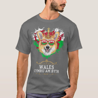 Welsh Flag Idea For Kids & Welsh Expats With Welsh Tシャツ