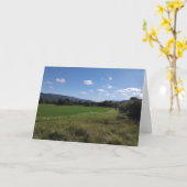 Welsh Landscape 2024 カード (黄色い花)