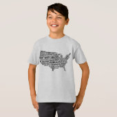 Welsh Placenames in the USA Word Art Tシャツ (正面フル)