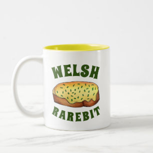 Welsh Rarebit Savory Cheese Toast British Food UK ツートーンマグカップ
