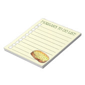 Welsh Rarebit Savory Cheese Toast British Food UK ノートパッド (回転)