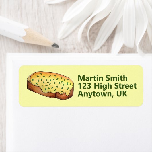 Welsh Rarebit Savory Cheese Toast British Food UK ラベル (インサイチュ)