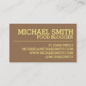 Welsh Rarebit Savory Cheese Toast British Food UK 名刺 (裏面)