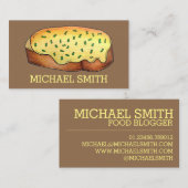 Welsh Rarebit Savory Cheese Toast British Food UK 名刺 (正面/裏面)