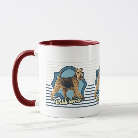 Welsh terrier マグカップ (左)
