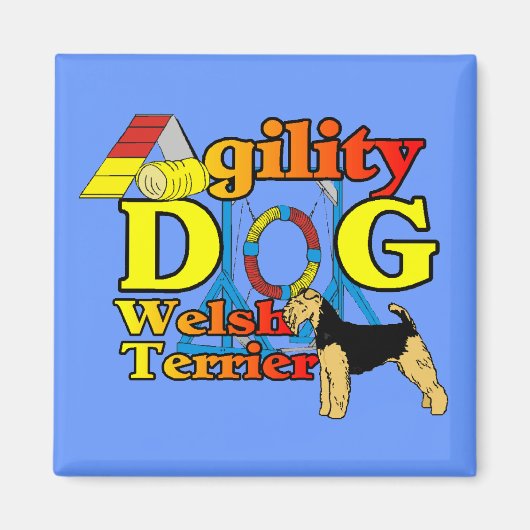 Welsh_Terrier_機敏性 マグネット (正面)