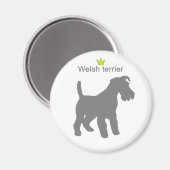 Welsh terrier g5 マグネット (正面/裏面)