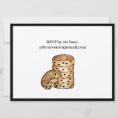 Welshcakes Welsh Cakesアフタヌーンティーブリティッシュフード 招待状 (裏面)