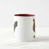 Welsummerの雌鶏 マグカップ (中央)