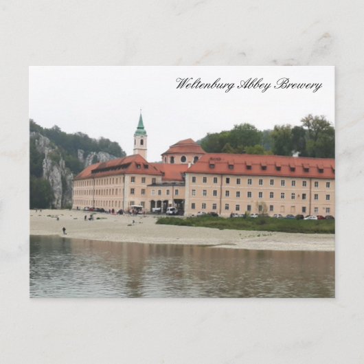 Weltenburg Abbey Berely、Danube修道院ドイツ ポストカード (正面)