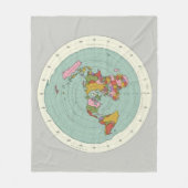 Weltkarte Ent- Decken    フリースブランケット (正面)