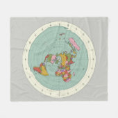 Weltkarte Ent- Decken    フリースブランケット (正面(横))