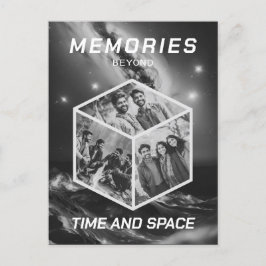 Weltraum 3D Foto Würfel Bilder Kollage ポストカード