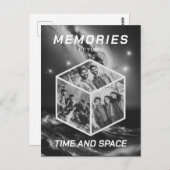 Weltraum 3D Foto Würfel Bilder Kollage ポストカード (正面/裏面)