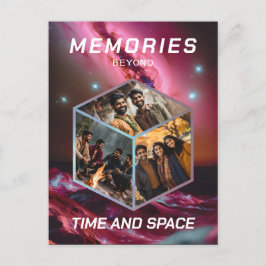 Weltraum 3D Foto Würfel Bilder Kollage ポストカード