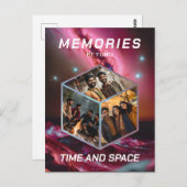 Weltraum 3D Foto Würfel Bilder Kollage ポストカード (正面/裏面)