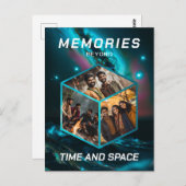 Weltraum 3D Foto Würfel Bilder Kollage ポストカード (正面/裏面)