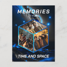 Weltraum 3D Foto Würfel Bilder Kollage ポストカード