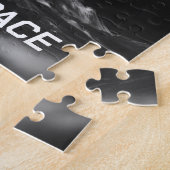 Weltraum Foto Kollage in 3D Poster ジグソーパズル (側面)