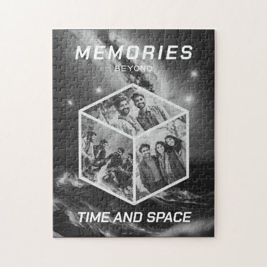 Weltraum Foto Kollage in 3D Poster ジグソーパズル (縦)