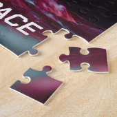 Weltraum Foto Kollage in 3D Poster ジグソーパズル (側面)